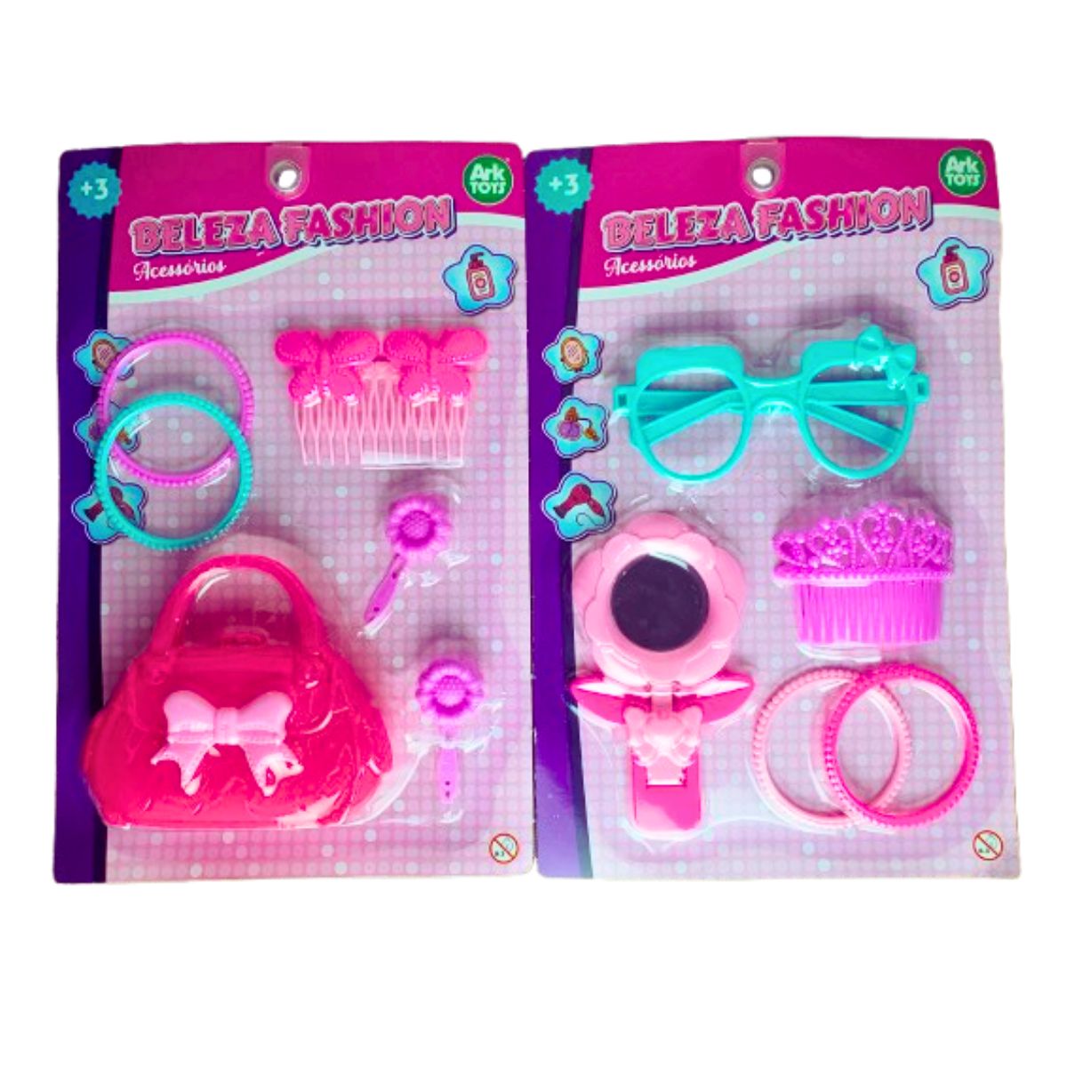 Brinquedo Kit Beleza Fashion Acessórios Infantil - Ark Toys Brinquedo Kit Beleza Fashion Acessórios Infantil - Ark Toys
